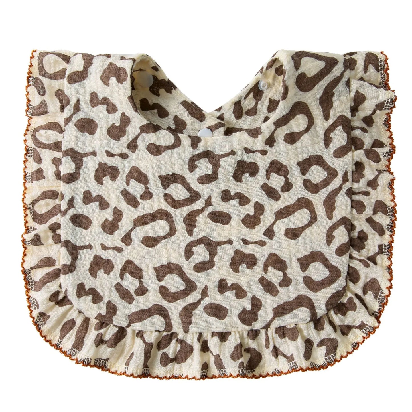 Lightweight Floral Baby Bib ā Soft Cotton Gauze & Towel, Dual-Use Burp Cloth