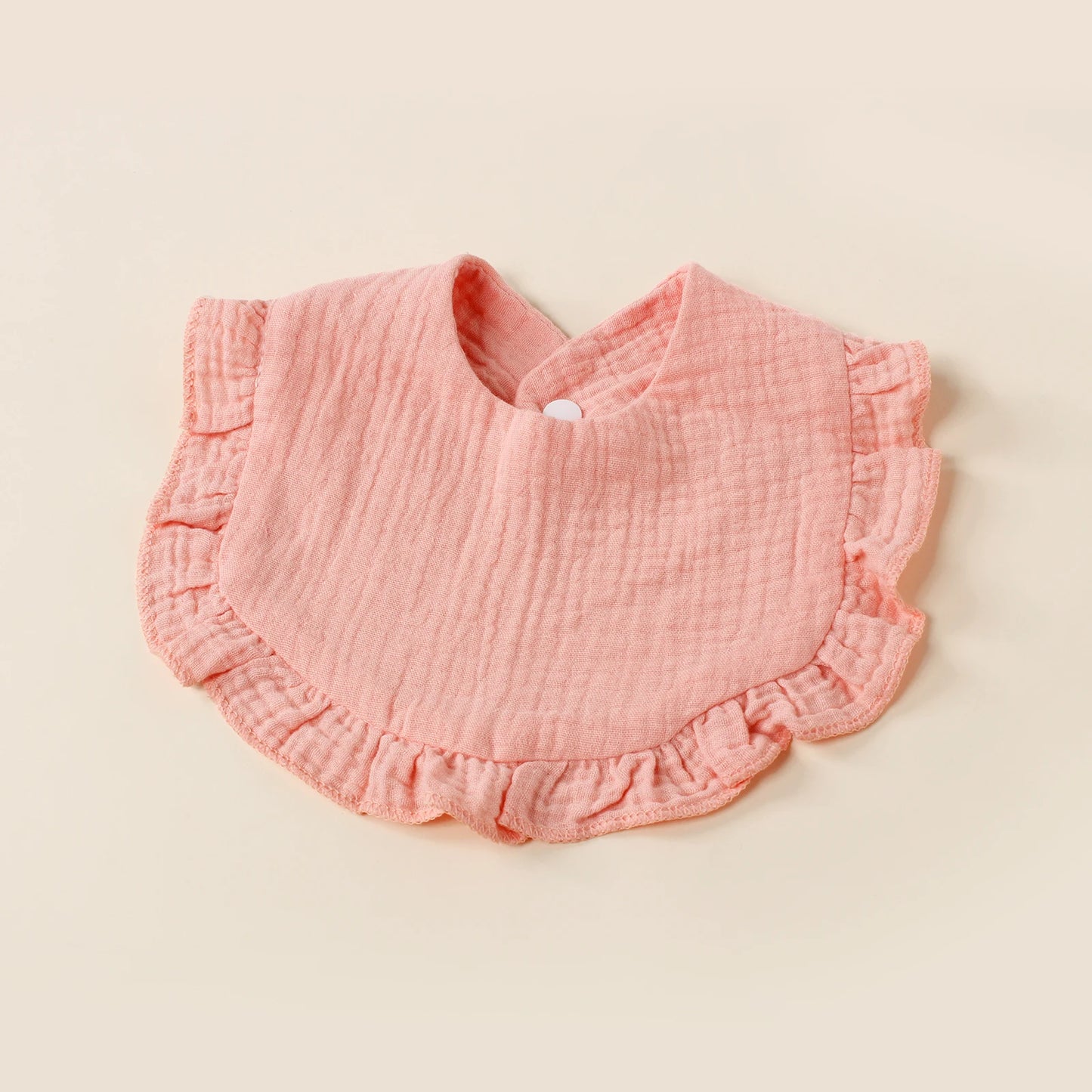 Cute Baby Bib Set – Soft Droplet-Shaped Toddler Bibs with Button Closure