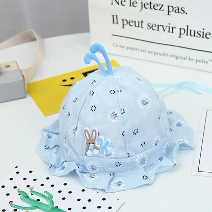 Baby Summer Cartoon Sun Hat – Cotton Bucket Hat