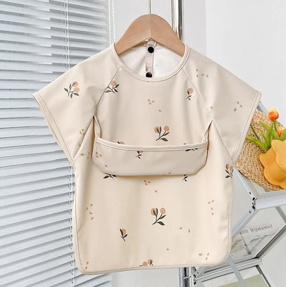 Waterproof Baby Bib – Wipe-Clean with Fun Cartoon Print