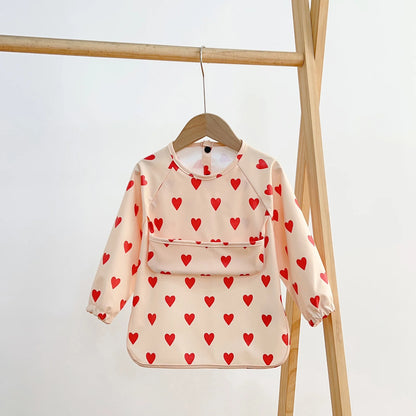 Waterproof Baby Bib – Wipe-Clean with Fun Cartoon Print