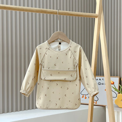 Waterproof Baby Bib – Wipe-Clean with Fun Cartoon Print