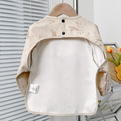 Waterproof Baby Bib – Wipe-Clean with Fun Cartoon Print
