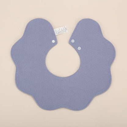 360° Rotatable Cotton Baby Bib – 6-Layer Double-Sided Animal Print