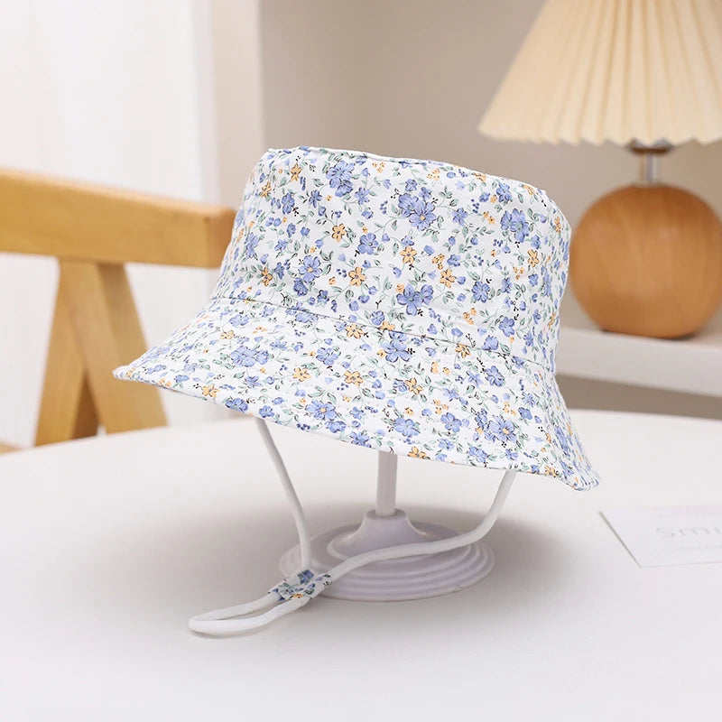 Panama Baby Sun Hat – Cotton Cartoon Summer Bucket Hat