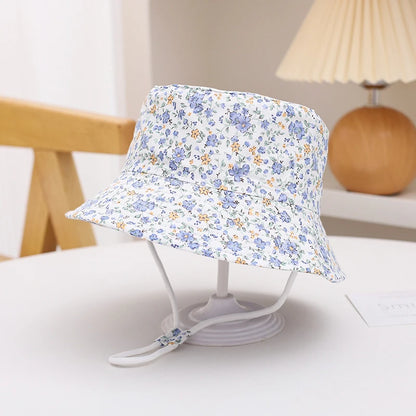 Panama Baby Sun Hat – Cotton Cartoon Summer Bucket Hat