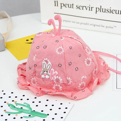 Baby Summer Cartoon Sun Hat – Cotton Bucket Hat