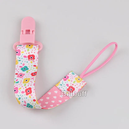 Custom Name Bear Pacifier Clip – Handmade Wooden & Silicone Teether Chain