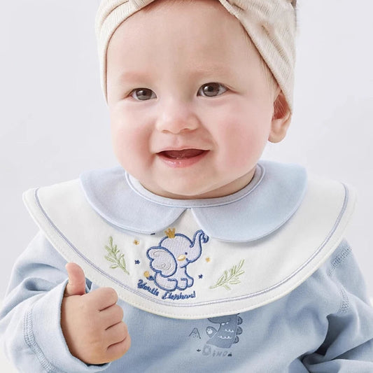 Soft Waterproof Baby Bib – Cute Print Design, Lightweight & Absorbent