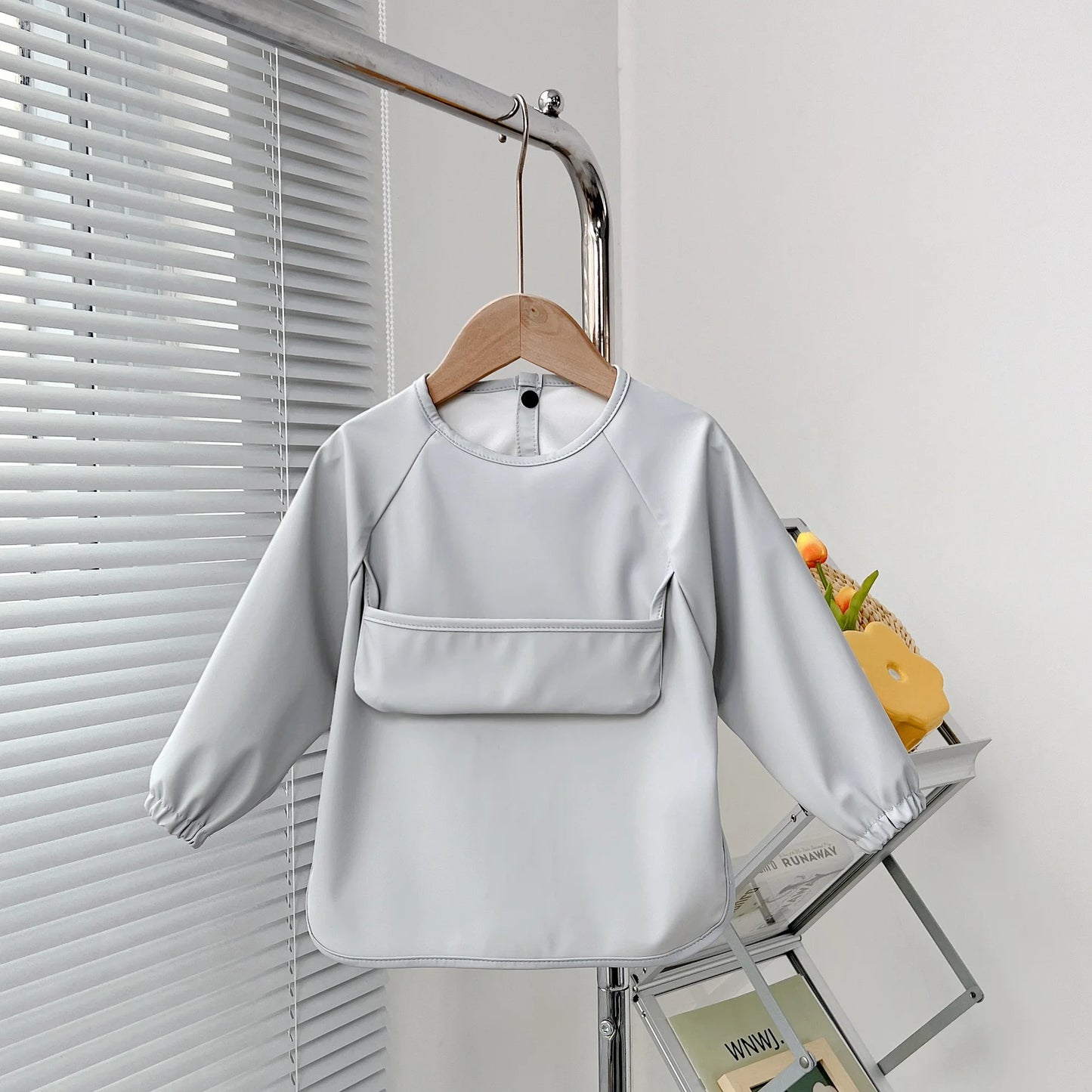 Waterproof Baby Bib – Wipe-Clean with Fun Cartoon Print