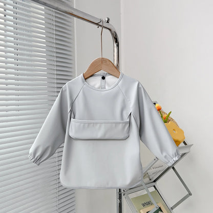 Waterproof Baby Bib – Wipe-Clean with Fun Cartoon Print
