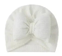 Cute Bowknot Baby Turban Hat – Soft Cotton Headwrap