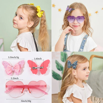 Baby Bows Butterfly Hairclip Gift Set – Cute Hairpins