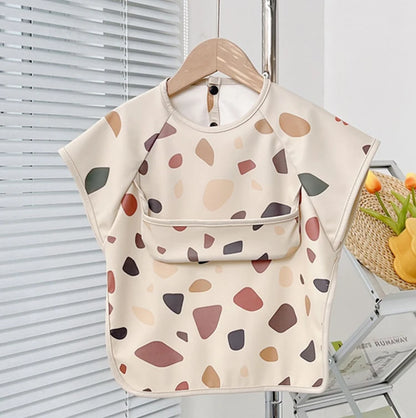 Waterproof Baby Bib – Wipe-Clean with Fun Cartoon Print