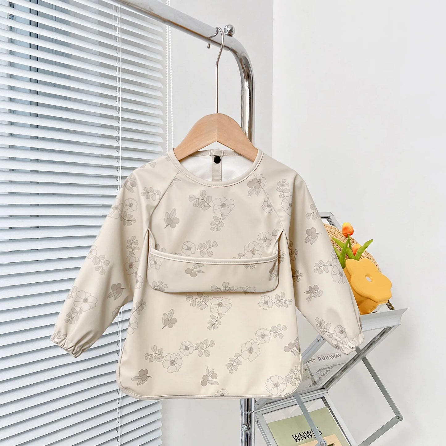 Waterproof Baby Bib – Wipe-Clean with Fun Cartoon Print