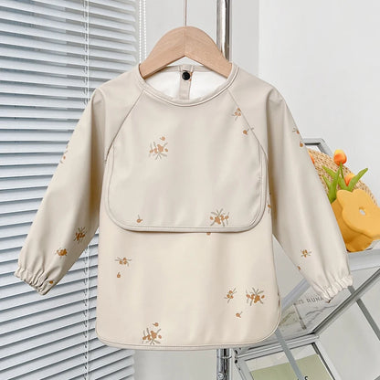 Waterproof Baby Bib – Wipe-Clean with Fun Cartoon Print